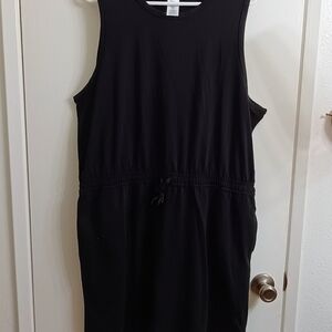 Chic Black Sleeveless Mini Dress